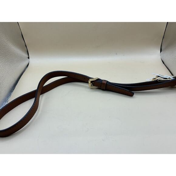 Michael Kors Replacement Strap Bag Brown Leather Gold Hardware Adjustable - Picture 1 of 3